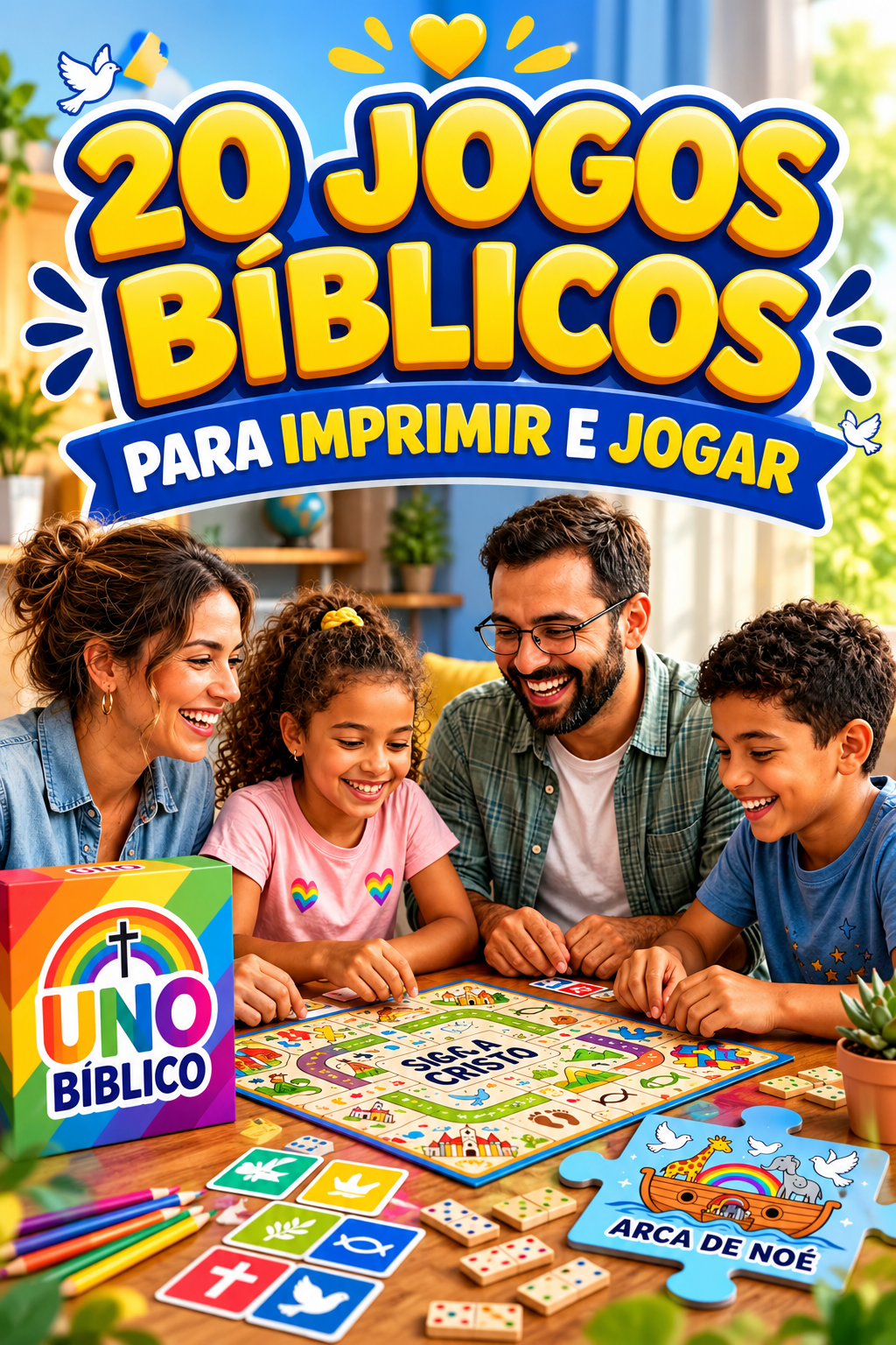 Pacotão Completo: 20 Jogos Bíblicos para Imprimir